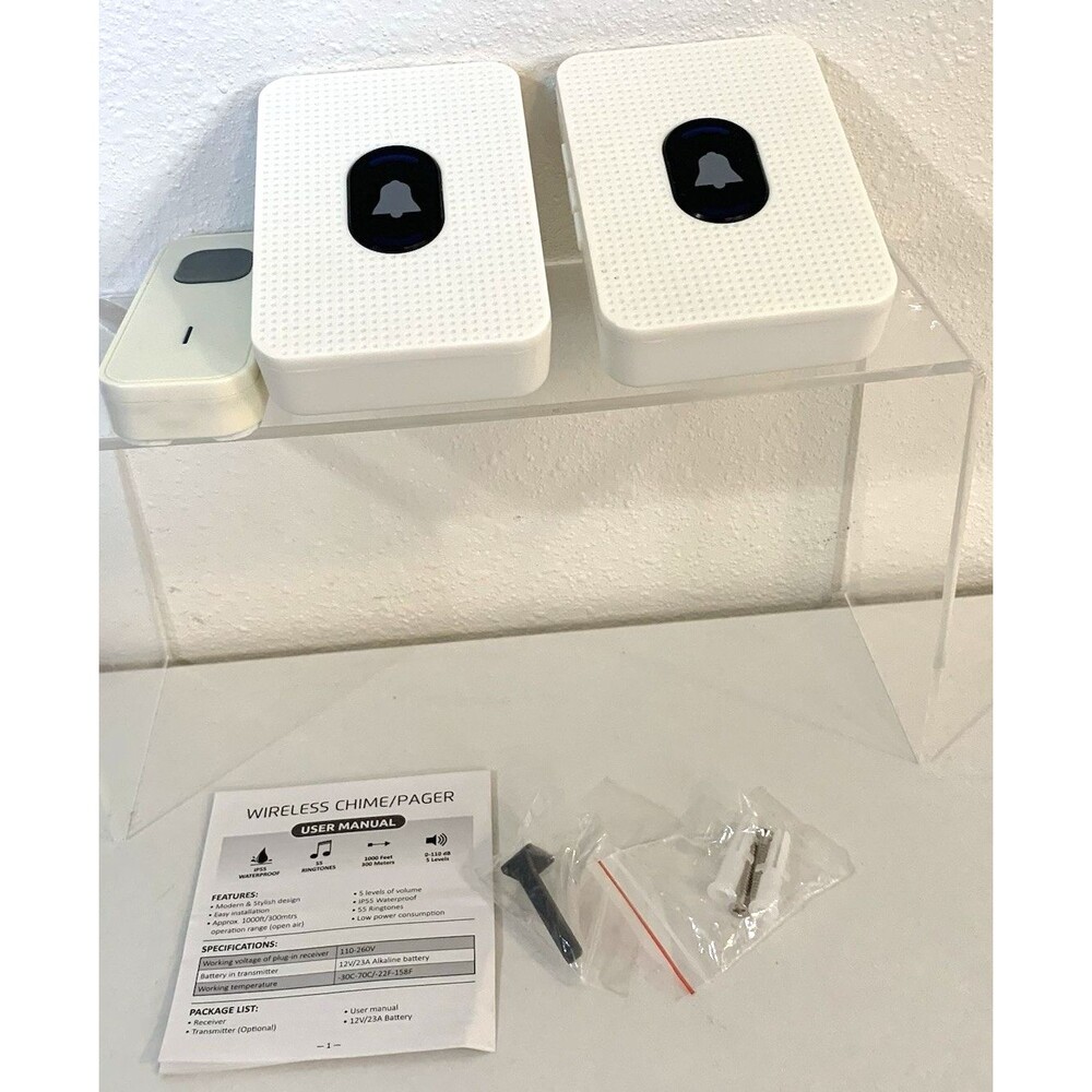 DayTech Wireless Caregiver Pager System Swift Aid for Seniors & Patients (Notes)